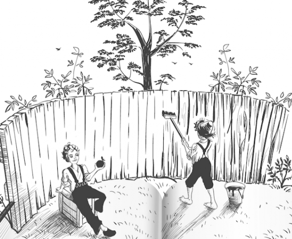 Tom Sawyer illustration